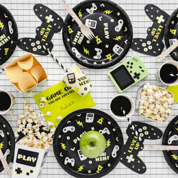 Тарелки Party Deco "Gamepads", 6 шт